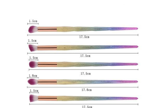 Unicorn Makeup Brush Set