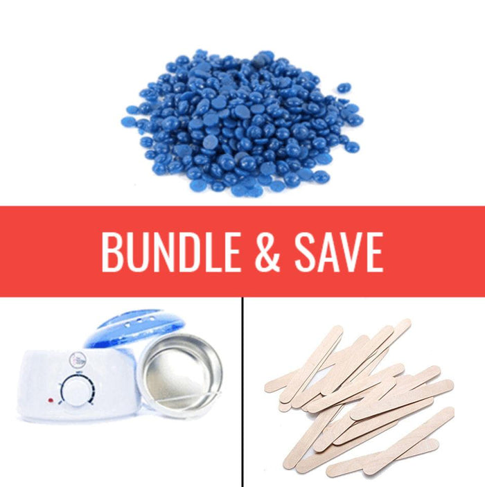 GlamorPot Wax Bundle WAX BEANS, WARMER & SPATULAS