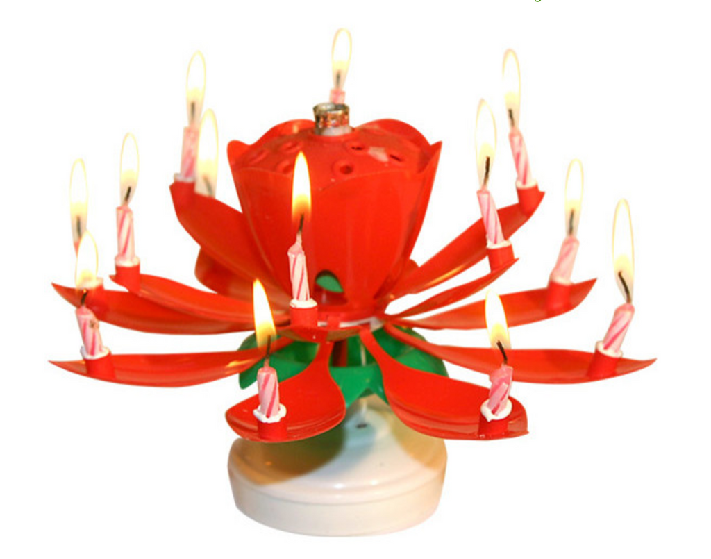 Magical Lotus Candle