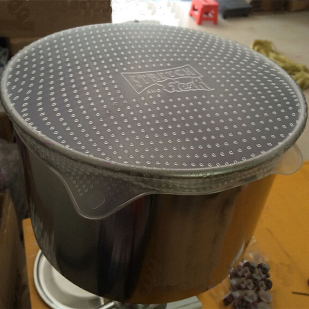 Stretch and Fresh Reusable Silicone Food Savers - Set of 4