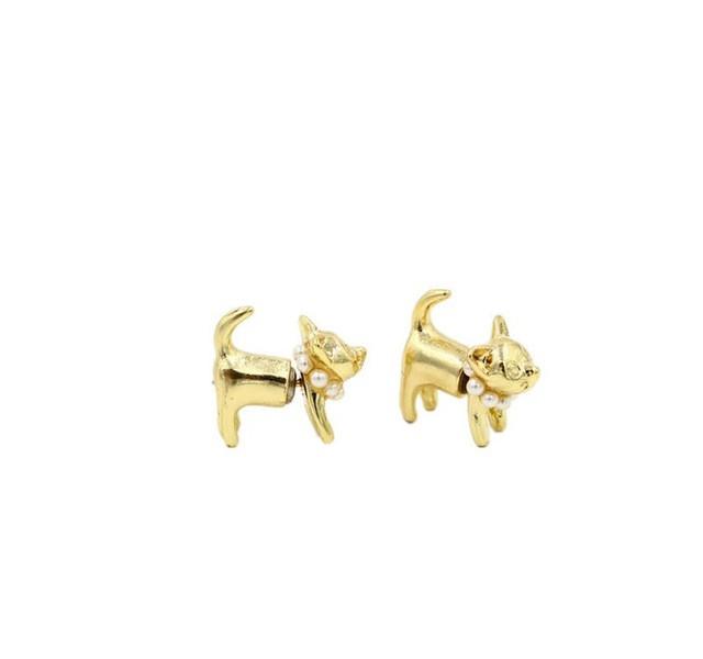Meow 3D Peal Cat Earrings