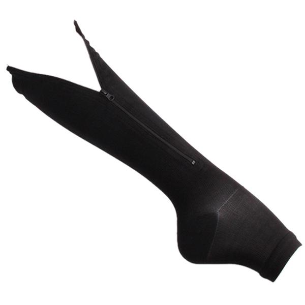 FlexZip Toeless Compression Socks